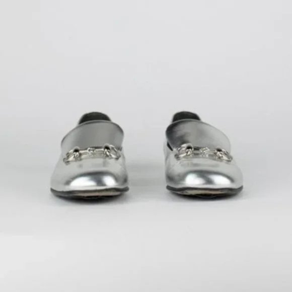 Gucci Metallic Horsebit Loafers - Picture 2 of 11
